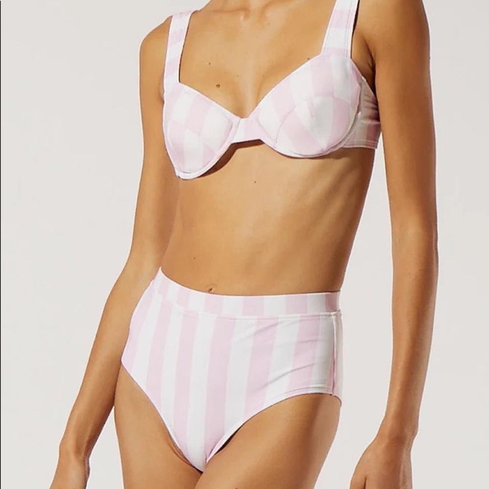Solid & Striped lilo set in cotton candy stripe M BOTTOMS ONLY